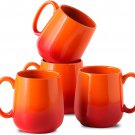 Ceramic Coffee Mugs, 15 Ounce Coffee Mugs Set of 4, Large Latte Mug for Home and