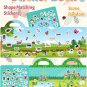 Reusable Sticker Books for Kids 2-4, Fun Sticker Books for Toddlers 1-3, Toddler