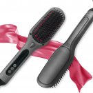 Hair Straightening Brush,  Ion Straightening Brush Negative Ion, Anti-Curl Hot C