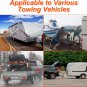 Adjustable Trailer Hitch, Only Fits 2-Inch Receiver, 8â Drop/Rise Alloy Steel Dr