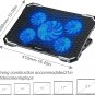 Upgrade Laptop Cooling Pad,Gaming Laptop Cooler with 5 Quiet Fans,2 USB Ports,5