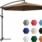 Offset Umbrella 10FT Cantilever Patio Hanging Umbrella Outdoor Market Umbrella w