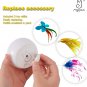 Migipaws Cat Toys Interactive Butterfly Feather Mice Spin with Smart Rolling Bal