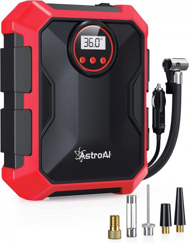 Astroai Tire Inflator Air Compressor 12V DC Portable Air Compressor Car Accessor