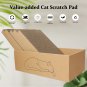 5 Packs in 1 Cat Scratch Pad with Box for Indoor Cats, Larger-Sized Durable Card