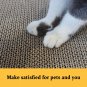 5 Packs in 1 Cat Scratch Pad with Box for Indoor Cats, Larger-Sized Durable Card