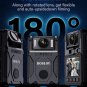 M7 128G Body Camera with 180 Rotatable Lens, 4000Mah Battery with GPS Body Cam,
