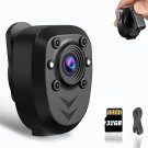 Mini Body Camera Wireless Security Indoor/Outdoor Sports Cams 32G Memory Card We