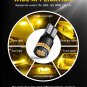 194 LED Bulb,Super Bright Amber Yellow 168 2825 W5W T10 Wedge 24-SMD 3014 Chipse