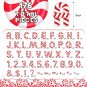176 Pcs Candy Letters, Christmas Bulletin Board Alphabet Letters Number and Symb