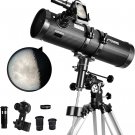 Telescope 130EQ Newtonian Reflector Telescopes for Adults, Professional Telescop