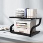 Printer Stand with Storage 2 Tier Desktop Shelf Printer Table Organizer Anti-Sli