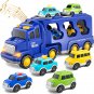 Bennol Toddler Trucks Toys for Boys Age 1-3 3-5, 5 in 1 City Car Truck for Toddl