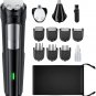 Beard Trimmer Hair Clipper for Men, All-In-One MenâS Grooming Kit with Cordless