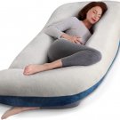 Pregnancy Pillows for Sleeping 55 Inches U-Shape Full Body Pillow and Maternity