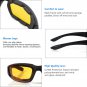3 Pair Motorcycle Riding Glasses Padding Goggles UV Protection Dustproof Windpro