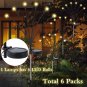 2 Pack Solar Garden Lights, 6 LED Solar Firefly Lights Vibrant Garden Solar Powe