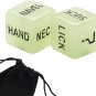 Romantic Naughty Dice Set for Adults Couple,Funny Glow in the Dark Love Dice for