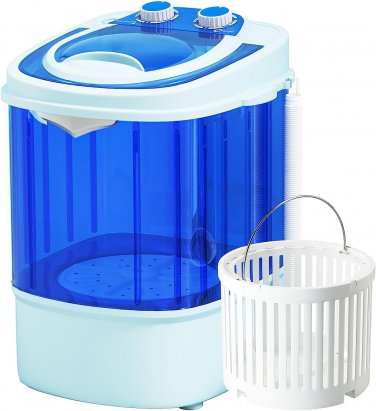 Mini Washing Machine,Portable Single Tub Washer Machines, 5.7 Lbs Small Shoe Was