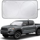 Magnelex Windshield Sunshade with Bonus Steering Wheel Sun Shade. Reflective Pol
