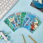24 Pcs Travel Adventure Themed Notepads Mini Spiral Notebook Small Tiny Notebook
