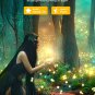 Solar Garden Lights - Firefly 4 Pack 12 LED, Sway by Wind, Waterproof Decorative