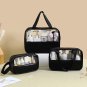 3 Pack Makeup Bag, Travel Cosmetic Bag with Handle Waterproof Toiletry Bag Porta