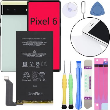 for Google Pixel 6 Battery Replacement, Compatible with HTC Google Pixel 6 All C