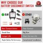 Remote Battery Disconnect Switch DC12V 200A Upgraded Kill Switch for Car Truck W