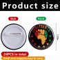 24 Pcs Juneteenth Pin Buttons-Juneteenth Celebrate Freedom Pinback Buttons-Round