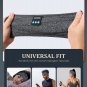 Sleep Headphones Adjustable, Wireless Sleep Earbuds, Ear Muffs for Sleeping Blue