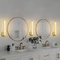 Bathroom Lights,Acrylic Crystal Scale Texture Vanity Lights,High-End Mid Century
