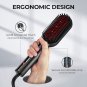 2023 Upgraded Hair Straightener Brush | Ionic plus Straightening Brush with Den