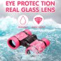 Kid Binoculars Shock Proof Toy Binoculars Set - Bird Watching - Educational Lear