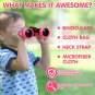 Kid Binoculars Shock Proof Toy Binoculars Set - Bird Watching - Educational Lear
