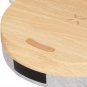 Bedside Table Lamp, 4 in 1 Touch LED Night Light with Bluetooth Speaker, Wireles