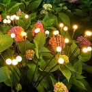 Solar Lights for Outside, 10 LED Solar Lights Outdoor Waterproof with 2 Lighting