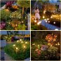 Solar Lights for Outside, 10 LED Solar Lights Outdoor Waterproof with 2 Lighting
