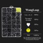 Wanglaap 1450Pcs Acrylic 4X7Mm round Beads Kits Alphabet Letters A-Z and White H
