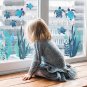 2 Sheets Ocean Wall Decals, under the Sea Wall Decals Ocean Seaweed Decal 3D Tur