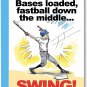 Baseball Birthday Card 1-Pack (5X7) Power Player Illustrated Sports Birthday Car