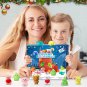 Advent Calendar 2023,Mini Animals Mochi 24Pcs Christmas Countdown Calendar Cute