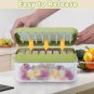 Ice Cube Tray with Lid and Bin, 64 Grids Ice Trays for Freezer with Bin, Silicon