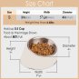 Mess Free 15° Slanted Bowl for Dogs and Cats, Tilted Angle Bulldog Bowl Dog Feed