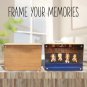5X7 Picture Frame Acrylic & Wood, Double Sided Magnetic Photo Frames Display Hol