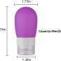 Travel Bottles for Toiletries 2Oz Silicone Travel Toiletry Bottles, Travel Conta