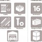10116, 16 Drawer Plastic Parts Storage Hardware and Craft Cabinet, 10-1/2-Inch W