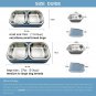 Cat Dog Bowls,Dog Tilted Water and Food Bowl, Raised Dog Bowl Stand for Cats and