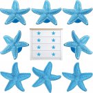 Starfish Drawer Pulls and Knobs 8Pack Glittery Animal Cabinet Knobs Cute Knobs f