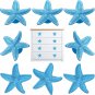 Starfish Drawer Pulls and Knobs 8Pack Glittery Animal Cabinet Knobs Cute Knobs f